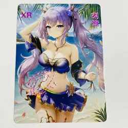 Waifu Signature Collection Anime Doujin Trading Card - XR - Keqing - Image 1