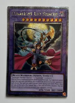 Yugioh! TCG - Lunalight Leo Dancer - Quarter Century Secret Rare - RA04-EN053 - Image 1