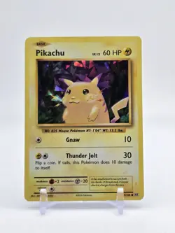 Pikachu Holo Cracked Ice Holo Pokemon XY Evolutions 35/108 Trading Card - Image 1