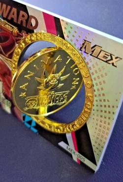 One Piece Edward Newgate Spinning Medallion Coin Thick Card MEX-005 - Image 3