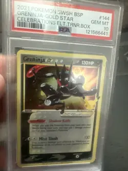 Greninja Star 144 SWSH: Sword & Shield Promo Cards Holo PSA 10 25th Celebration - Image 2