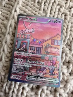Pokemon Mew ex SVP-EN/053 Special Illustration Rare 151 UPC Promo Card - Image 1