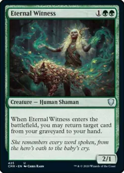 Magic The Gathering MTG ETERNAL WITNESS Commander Legends NM Near Mint - Image 1