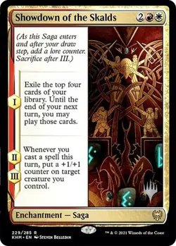 Magic The Gathering MTG SHOWDOWN OF THE SKALDS Kaldheim Promos NM Near Mint - Image 1