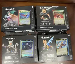 Magic: The Gathering Final Fantasy Commander Deck Set Factory Sealed - Image 1