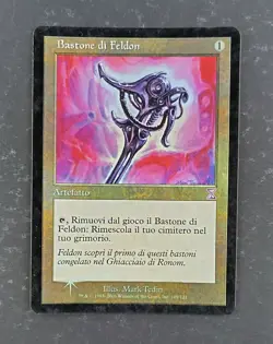 MTG - Bastone di Feldon / Feldon's Cane - Time Spiral FOIL Ita Clouding (VG) - Image 1