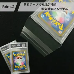 Psa Sleeves Set Of 100 Sheets, Appraisal Holder Psa10 Clear Film Pokemon Card Yu - Image 3