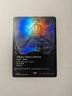 Uthros Titanic Godcore Borderless Edge of Eternities EOE MtG 0285 - Image 1