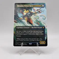 Thrasios, Triton Hero (Borderless) - SPG #16 Rare - NM / Mint Special Guest Sing - Image 1