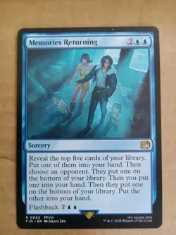 Memories Returning Final Fantasy Rare MTG Mint Pack Fresh - Image 1