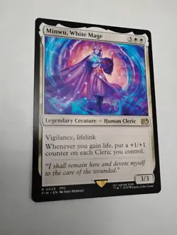 Minwu, White Mage Final Fantasy MTG Regular - Image 1