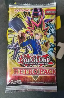 Yugioh Yu-Gi-Oh RETRO PACK Booster Pack New Sealed Unlimited Reprint - Image 1