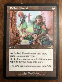 MTG Belbe's Portal Nemesis 127/143 Regular Rare - Image 1