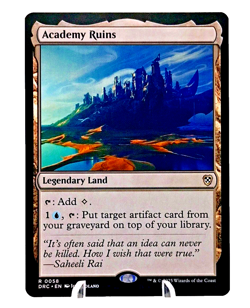 Academy Ruins 0058 DRC- Commander Aetherdrift DRC - Rare Land Reg - Magic MTG NM - Image 3