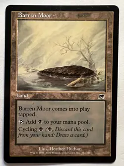 Barren Moor - MTG Onslaught - LP Common Land - Image 1