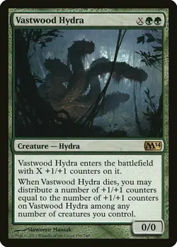 Vastwood Hydra Magic 2014 / M14 MINT Green Rare MAGIC GATHERING CARD ABUGames - Image 1