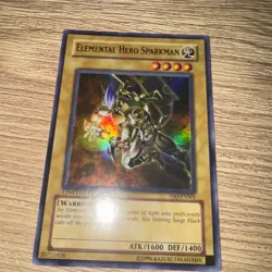 Yugioh-Elemental Hero Sparkman-Ultra Rare-Limited Edition-YSD ENS01 (LP) - Image 1