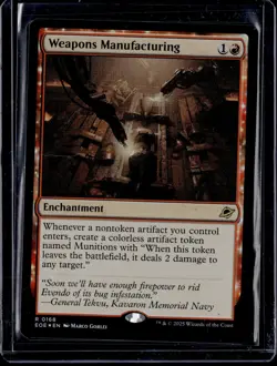 Weapons Manufacturing - 168 - Foil - EOE - NM - MTG Magic the Gathering - Image 1