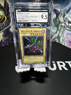 Red-Eyes Black Dragon CGC GEM MINT 10 RP01-EN011 Ultra Rare Retro Pack Yugioh - Image 1