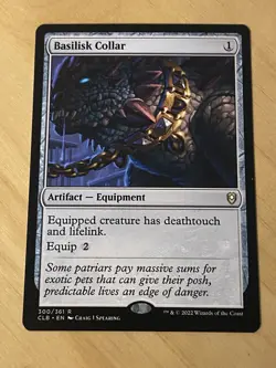 Basilisk Collar NM, English MTG Commander Legends: Battle for Baldur's Gate - Image 1