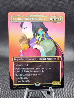 MTG - [FOIL] Cayth, Famed Mechanist (Borderless) - Commander: Modern Horizons 3 - Image 1