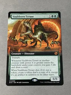 Vaultborn Tyrant (Extended Art) MTG Outlaws of Thunder Junction: Big Score NM - Image 1