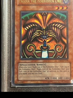 Yu-Gi-Oh Exodia the Forbidden One DB1-EN139 Unlimited Ultra Rare Grade 9 EU 2004 - Image 5