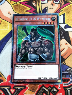 Elemental HERO Wildheart ra03-en157 (NEW) Platinum-Secret Rare Yu-Gi-Oh! - Image 1