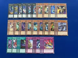 Yu-Gi-Oh! ARC-V - Shay Obsidian's Complete Raidraptor Xyz Deck - Image 1