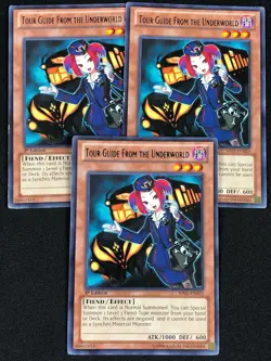 YUGIOH TOUR GUIDE FROM THE UNDERWORLD BP01-EN023 1ST RARE X3(LP) - Image 1