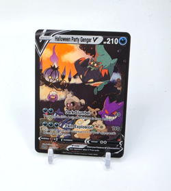 Custom HOLO GENGAR Card Halloween Party Gengar Card READ DESCRIPTION BELOW - Image 1