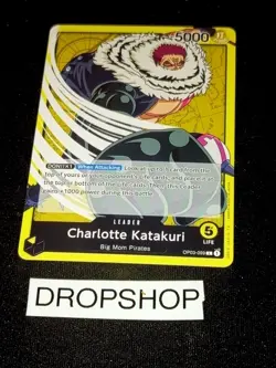 CARTE ONE PIECE ANGLAISE OP03-099 CHARLOTTE KATAKURI MINT OP03 ENGLISH CARD - Image 1