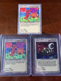 CannaBeast TCG 3 Card Lot 🔥 2 Holo/ 1 Non Holo “Concentrate” Series CCG 1st Ed. - Image 1