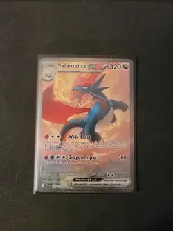 Pokemon TCG Salamence EX Dragon Card 187/159 Journey Together - Image 1