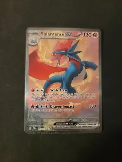 Pokemon TCG Salamence EX Dragon Card 187/159 Journey Together - Image 2