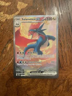 Pokemon TCG Salamence EX Dragon Card 187/159 Journey Together - Image 2