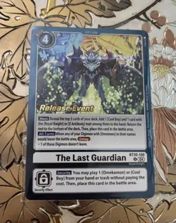 Digimon Card Game Pre-Release The Last Guardian BT20-100 Release Event Promo - Image 1