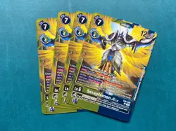 Seraphimon ACE EX6-028 Playset Infernal Ascension Digimon Card Game x4 - Image 1