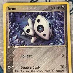 Aron 25/109 Non Holo EX Ruby & Sapphire Pokemon Card 2003 NM/LP - Image 2