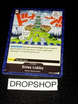 CARTE ONE PIECE ANGLAISE OP03-098 ENIES LOBBY MINT OP03 ENGLISH CARD - Image 1