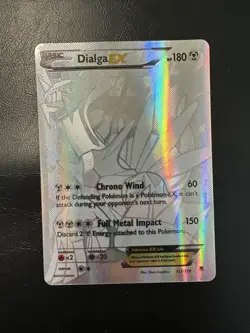 Pokemon TCG Dialga EX Full Art 122/119 Secret Rare XY Phantom Forces Card NM - Image 1