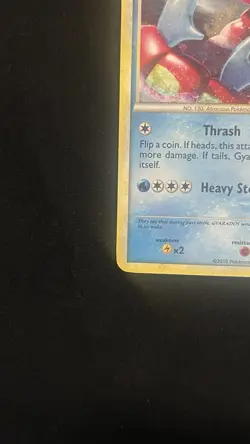 Pokemon Gyarados TCG Reverse Holo Rare Card Red HeartGold SoulSilver 123/123 - Image 4