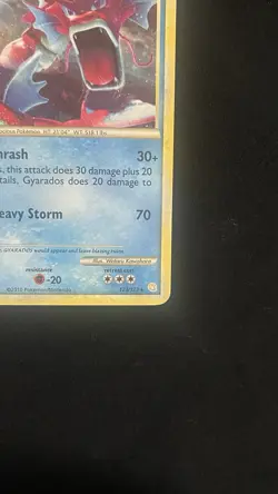 Pokemon Gyarados TCG Reverse Holo Rare Card Red HeartGold SoulSilver 123/123 - Image 5