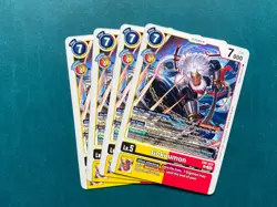 Gokuumon EX6-023 Playset Infernal Ascension Digimon Card Game x4 - Image 1