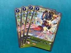 ArkhaiAngewomon EX6-021 Playset Infernal Ascension Digimon Card Game x4 - Image 1