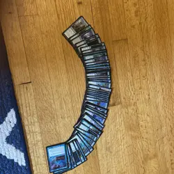 Magic The Gathering Card Lot Is Water Mana Only 50 Creatures - Image 1