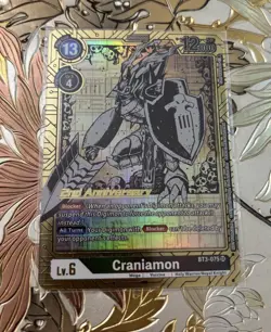 Digimon Card Game Craniamon BT3-075 SR Alt Art 2nd Anniversary Card - Image 1