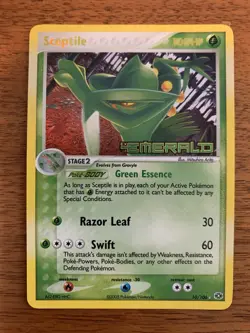 SCEPTILE 2005 Pokemon Card & "S" Card Lot - See Description - 1995+ - Image 1