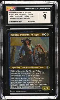 RAMIREZ DEPIETRO, PILLAGER Dominaria United Etched U CGC 9 MTG EDH - Image 1