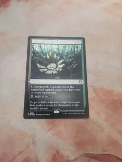 Undergrowth Stadium Foil Etched Commander Masters MTG NM - Image 1